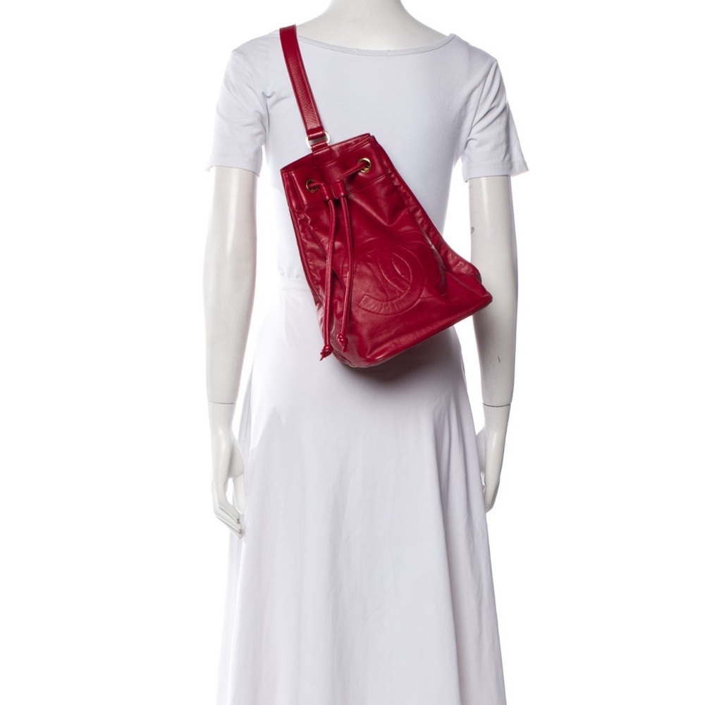 ISO Chanel sling Backpack with Drawstring Closure vintage